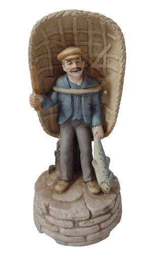 Fisherman figurine with big - fisherman,
