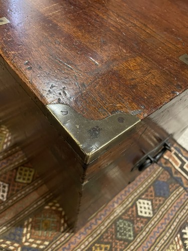 Georgian military trunk chest