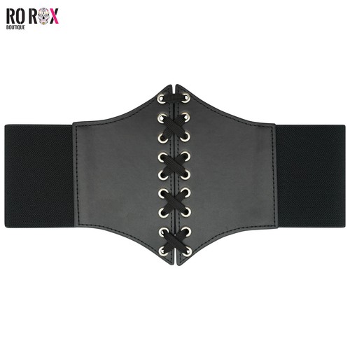 Gothic faux leather underbust - gothic,