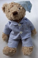 Rare Collectable 9" Pyjama Gulliver Easyjet Soft Light Tan Bear Schaefer VGC