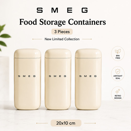 Smeg food storage - smeg, 3x