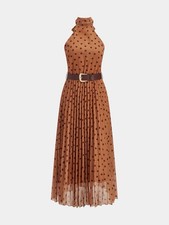 Halter Neck Polka Dot Dress