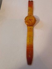 Swatch - Bright orange lizard design watch - Untested