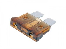 Flat plug 9,2mm 7,5a brown for