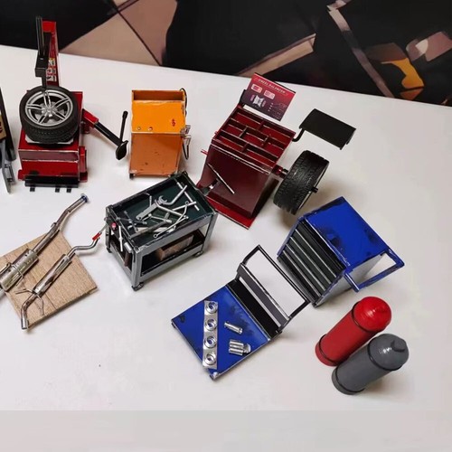 Diorama car garage repair - car,
