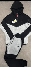 Nike Tech Fleece FZ Men's Tracksuit - Black and grey 