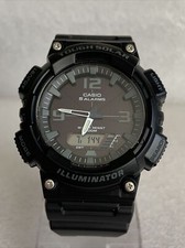 Casio Mens Tough Solar Black Strap Watch. AQ-S810W.