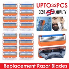 16/32pcs Gillette Fusion5 Power Razor Blades Cartridges Brand New Upgrade-Sealed