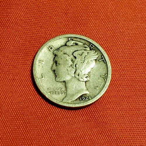 Mercury liberty dime 1924 s - mercury,