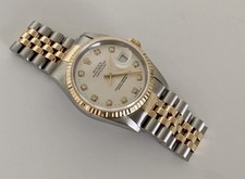Gents steel gold rolex - &,