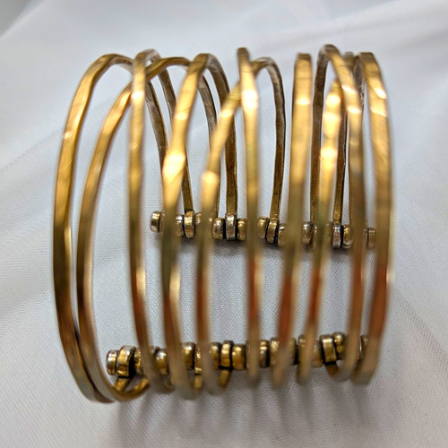 Vintage hammered two tone - vintage,