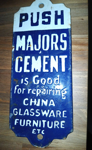 Vintage advertising sign - advertising,