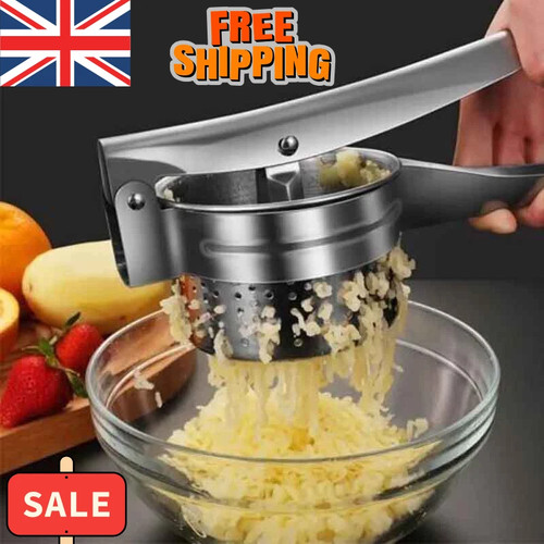 Stainless steel potato ricer - stainless,