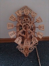 Unique Wooden Clock Pendulum Rare .See Description Pls 