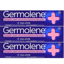 3 Germolene Antiseptic Cream 55g Dual Action Antiseptic & Local Anaesthetic UK