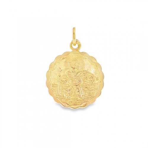 9ct yellow gold round - gold,
