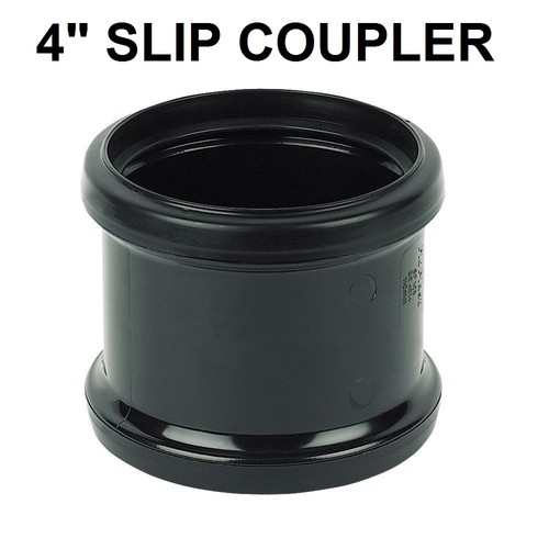 110mm soil pipe coupling - 4",