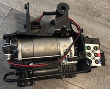 Air Suspension Compressor + Valve Block for Audi A6 S6 Avant Quattro 2006-2011