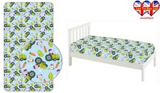 Fitted Sheet Peppa Pig Single Bed %100 Cotton,Official Licensed(200x90x25cm)Blue