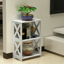 White Small Bedside Table Side