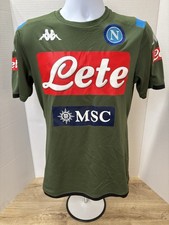 SSC Napoli Calcio Football Training Shirt 2019/20 Size Medium Kappa
