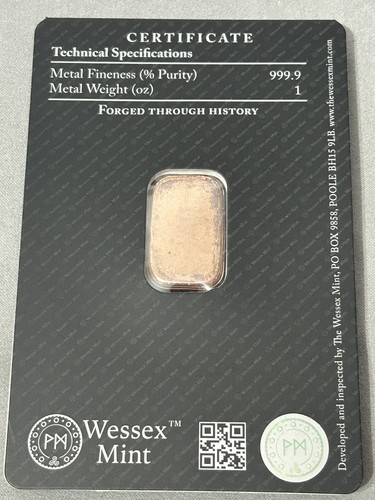 Wessex mint 1oz cast - 1oz,