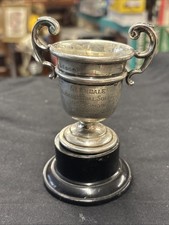 Vintage Solid SILVER TROPHY