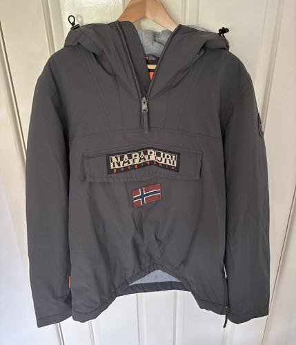 Napapijri icons grey hooded - napapijri,
