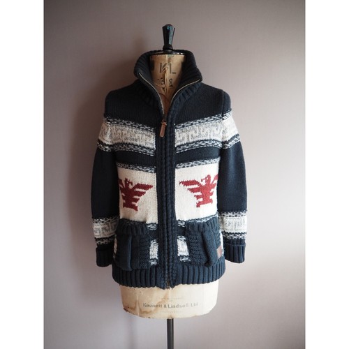 Superdry aztec cardigan mens - superdry,
