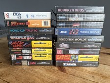 Sega Mega Drive Games Bundle 17 games inc Super Smash TV & Forgotten Worlds.