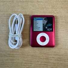 Special Edition Apple iPod Nano 3rd Gen 8gb Product Red Screen Bleed Lines