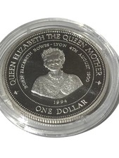 Barbados 1994 One Dollar Coin Queen Elizabeth The Queen Mother T2080 HY13