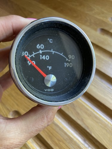 Vdo analogue temperature gauge - vdo,