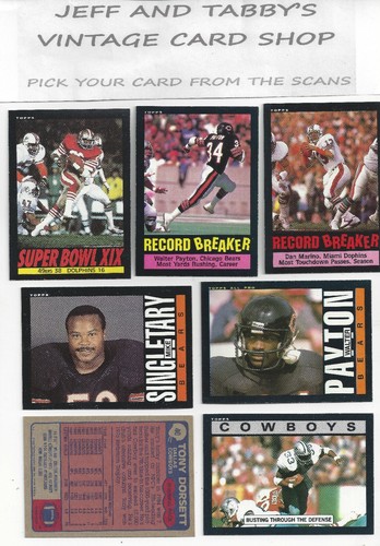 1985 topps football - 1985, /
