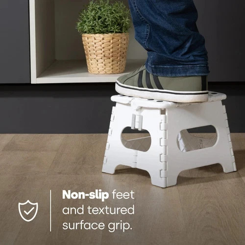 Folding step stool plastic - folding,