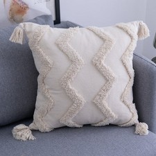 Handmade Tassel Cushion Cover