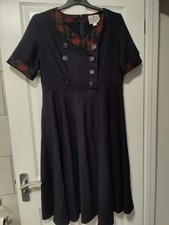 Collectif Size 18 Navy Dress