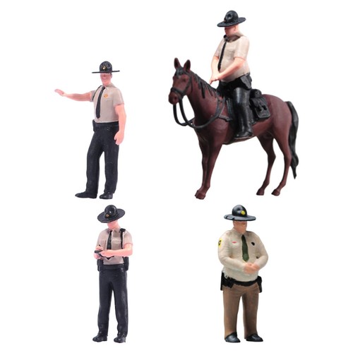 Miniature male police - 1/64,