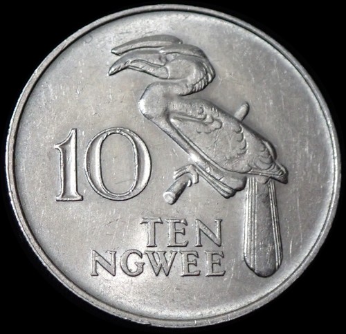 Zambia ngwee 1968 crowned - ngwee,
