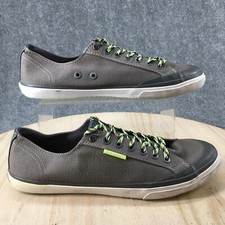 Superdry Shoes Mens 12 Casual Low Flats Sneakers Grey Fabric Lace Up Comfort