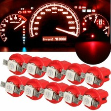 10Pcs T5 B8.5D 5050 Red Car