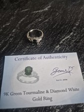 9ct Green Tourmaline And