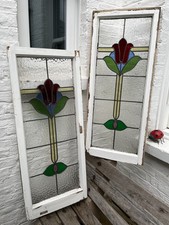 Pair of distressed reclaimed