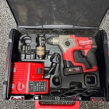 Milwaukee M12 CH Fuel SDS Hammer Drill, With Case, 4ah Battery And Charger