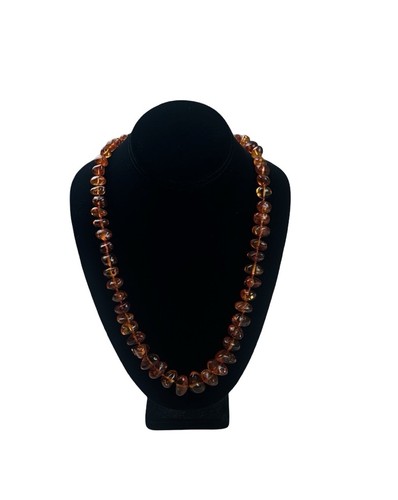 Amber nugget chip - amber, bead
