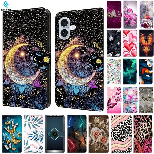Flip leather wallet case phone - flip,