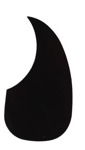 Black scratch plate guitar - plate,