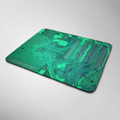 Computer circuit board mouse - circuit,
