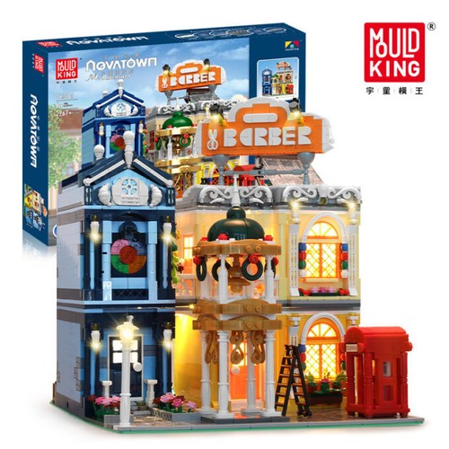 Mould king 16031 barber shop - mould,
