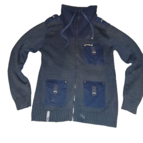 Kangol zip wool style navy - zip,